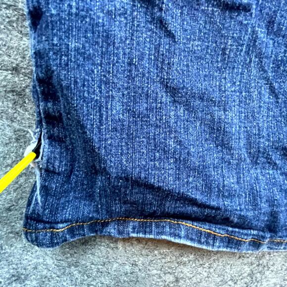 Vintage Rocawear Bootcut Jeans Womens 11 Blue Denim Y2K Logo Embroidered - Picture 6 of 11